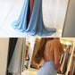 Gorgeous Sleeveless Mermaid Evening Dress Slit Long Prom Dress  cg677
