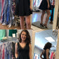 Black homecoming Dress, Short Black Party Dress cg775