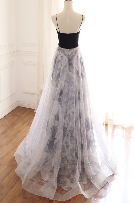 UNIQUE SWEETHEART TULLE LONG PROM DRESS TULLE FORMAL DRESS  cg7829