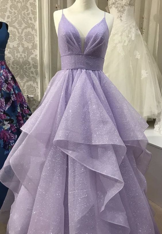 prom dress, purple evening dress, formal dress  cg7869