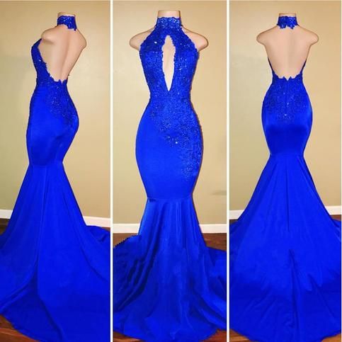 Royal Blue Prom Dresses  cg8049