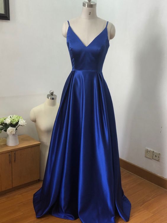 royal blue prom dress cg8352