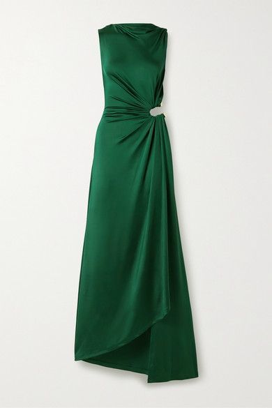Simple Green Long Prom Dress  cg8904