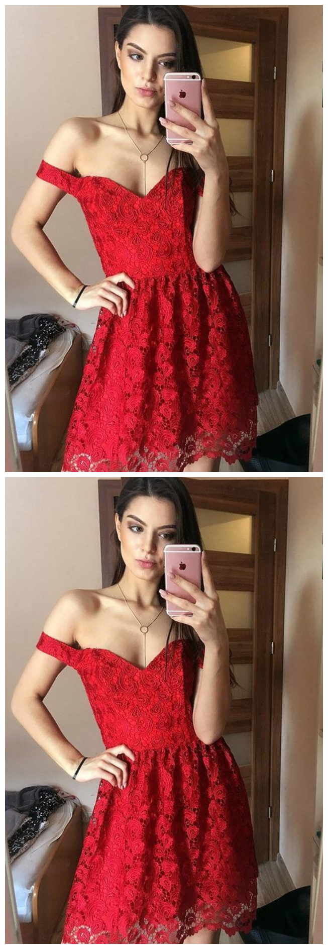 fancy off shoulder red homecoming dresses, chic semi formal party gowns cg958